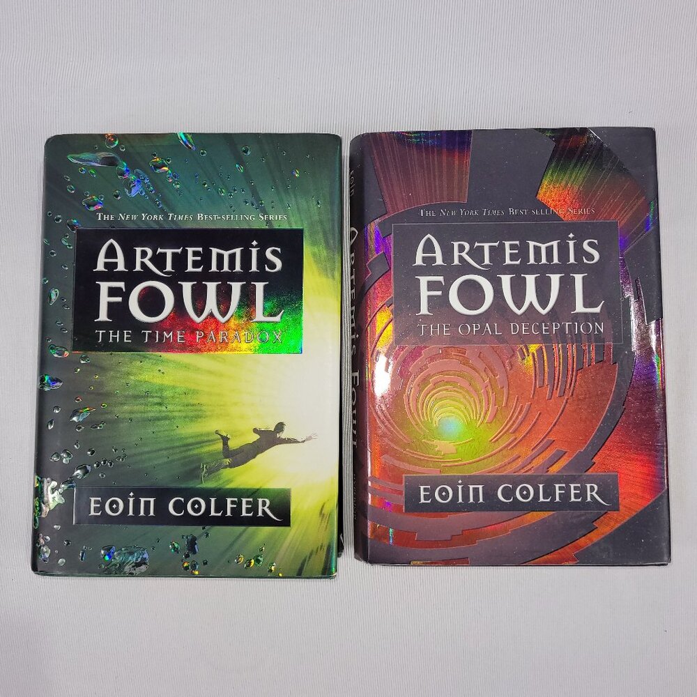 Eoin Colfer Artemis Fowl Books 4 & 6 First Cycle Hardcover Fantasy Book Series